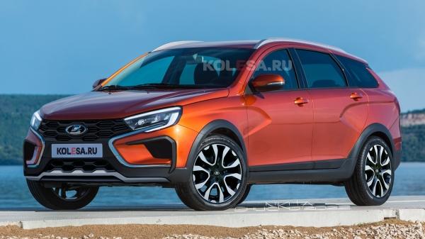 Рестайлинговая Lada Vesta SW Cross: новые изображения