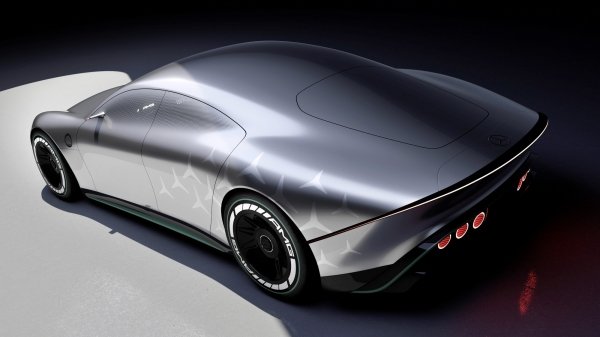 Mercedes-Benz Vision AMG: будущий конкурент Porsche Taycan с фарами-звёздами