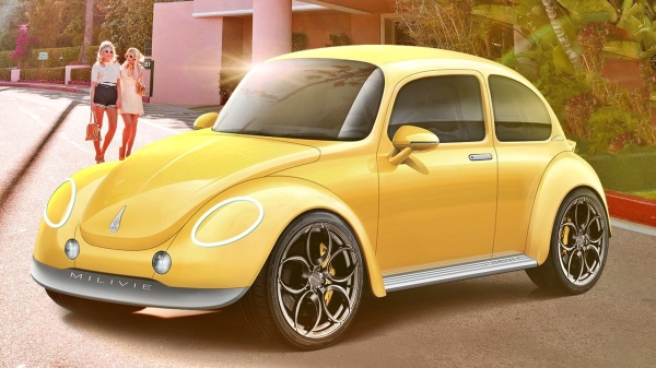 Классический VW Beetle вернулся в виде стильного карбюраторного рестомода Milivié 1