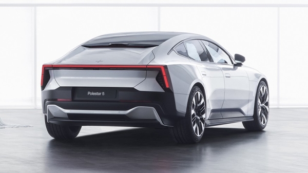 Polestar 5 готовится к дебюту: первое изображение конкурента Porsche Taycan