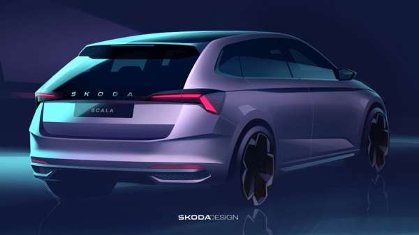 Skoda показала обновлённые хэтчбек Scala и кроссовер Kamiq